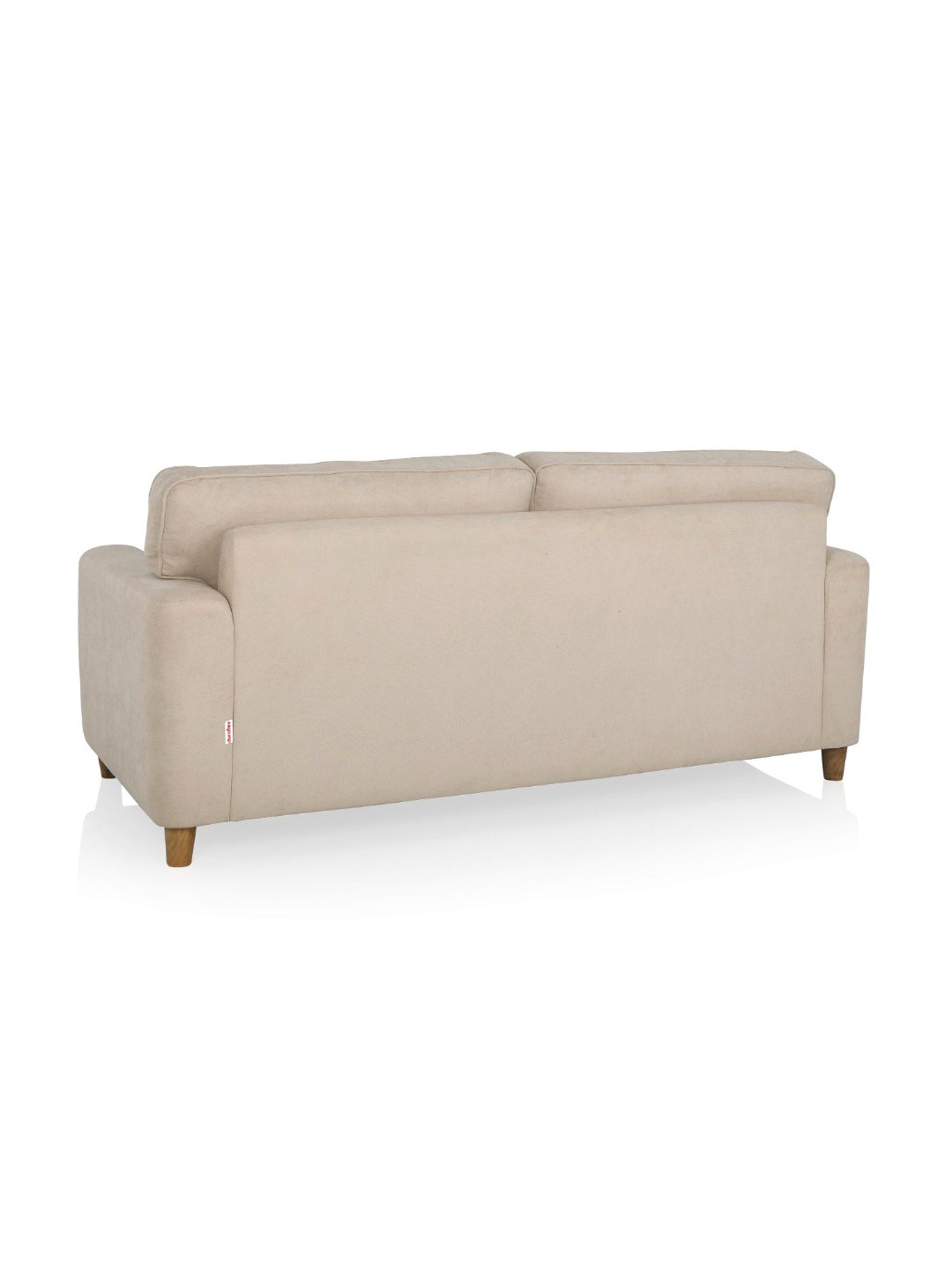 Duroflex Utopia Beige Pinewood 3 Seater Sofa