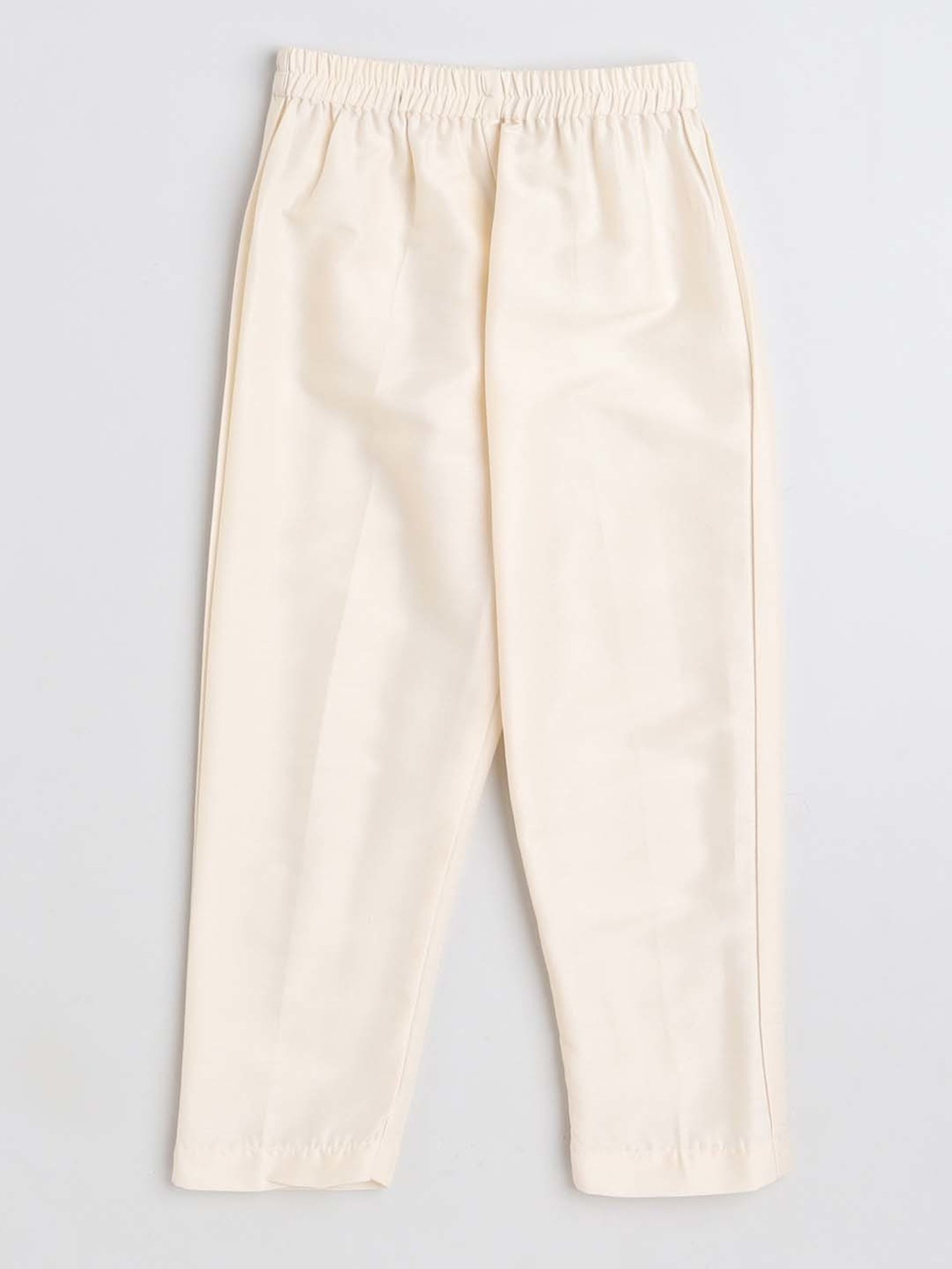 The Magic Wand Kids Red & White Cotton Printed Full Sleeves Kurta Set