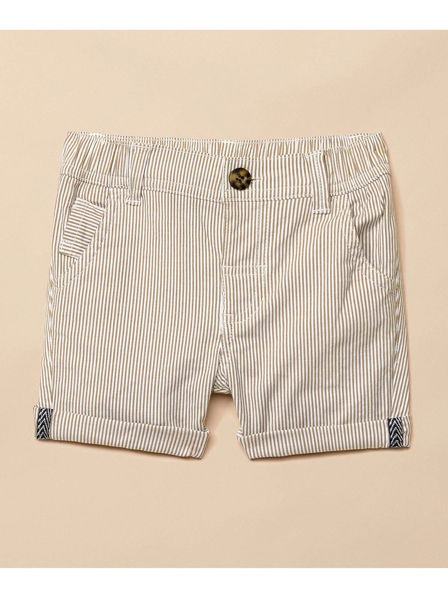 Mothercare Kids Beige Striped Shorts