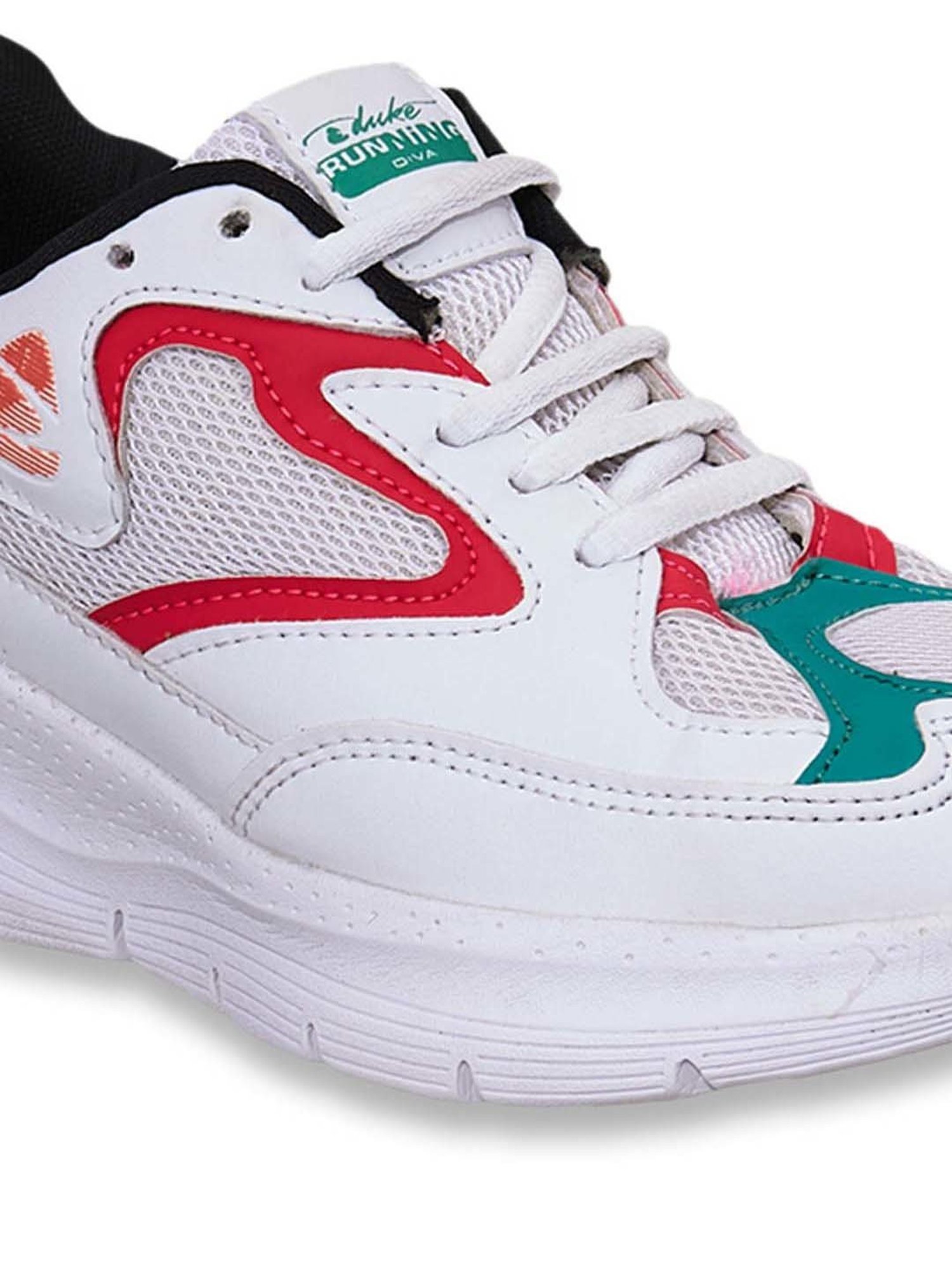 Duke Women's White Running Shoes