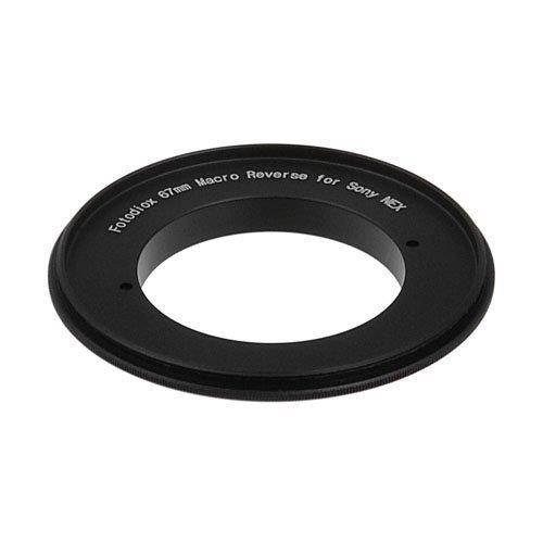 Fotodiox 67mm Filter Thread Macro Reverse Mount Adapter Ring for Sony E-Series Camera Fits Sony