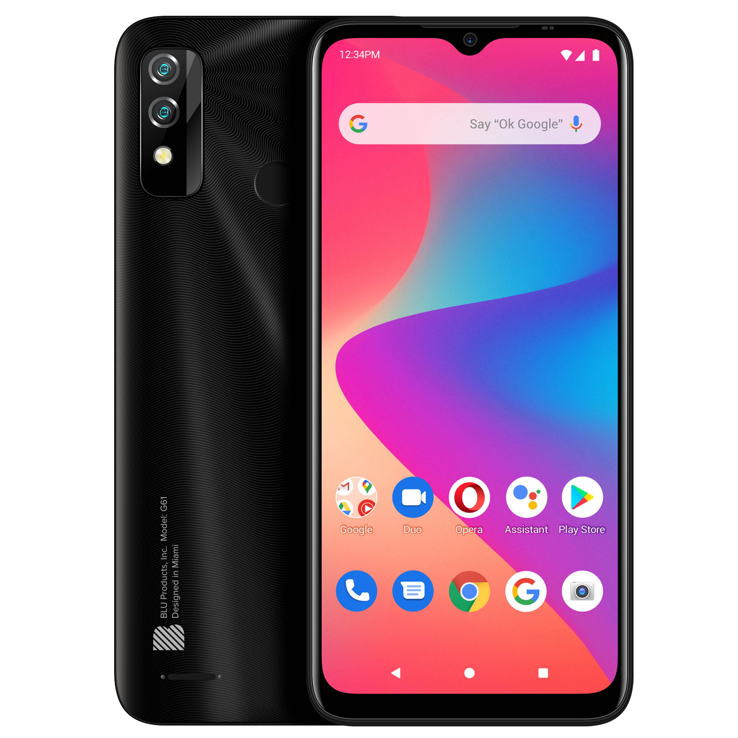 BLU G61 G0450WW 64GB Dual Sim GSM Unlocked Android Smartphone - Gradient Green