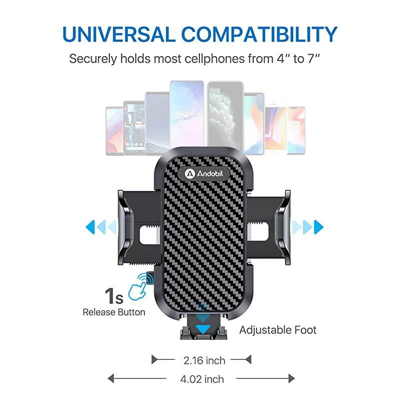 Cup Holder Phone Mount Ultimate Easy Clamp HandsFree Cup Phone Holder for Car Adjustable Long Neck Cup Phone Cradle Car Mount Compatible for iPhone SE11 ProXRXS MaxX8 PlusSamsung S20+