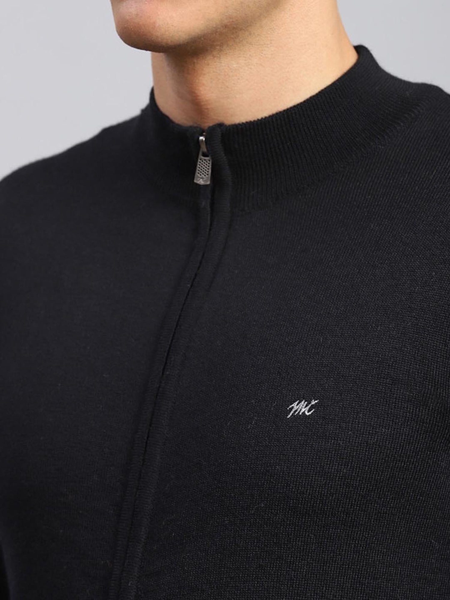 Monte Carlo Black Regular Fit Pullover