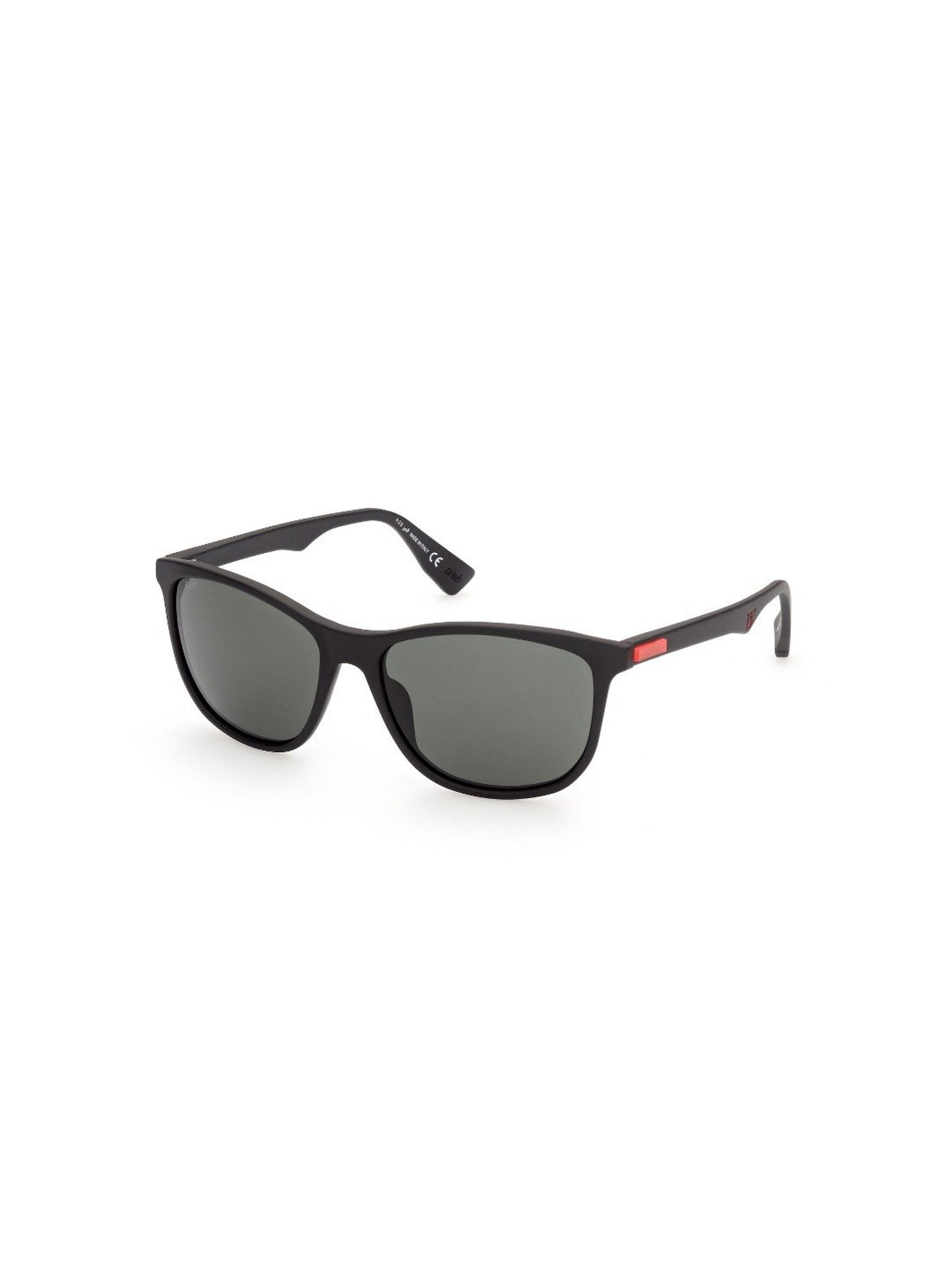 Web Eyewear Grey Oval Sunglasses for Men Designed in Italy