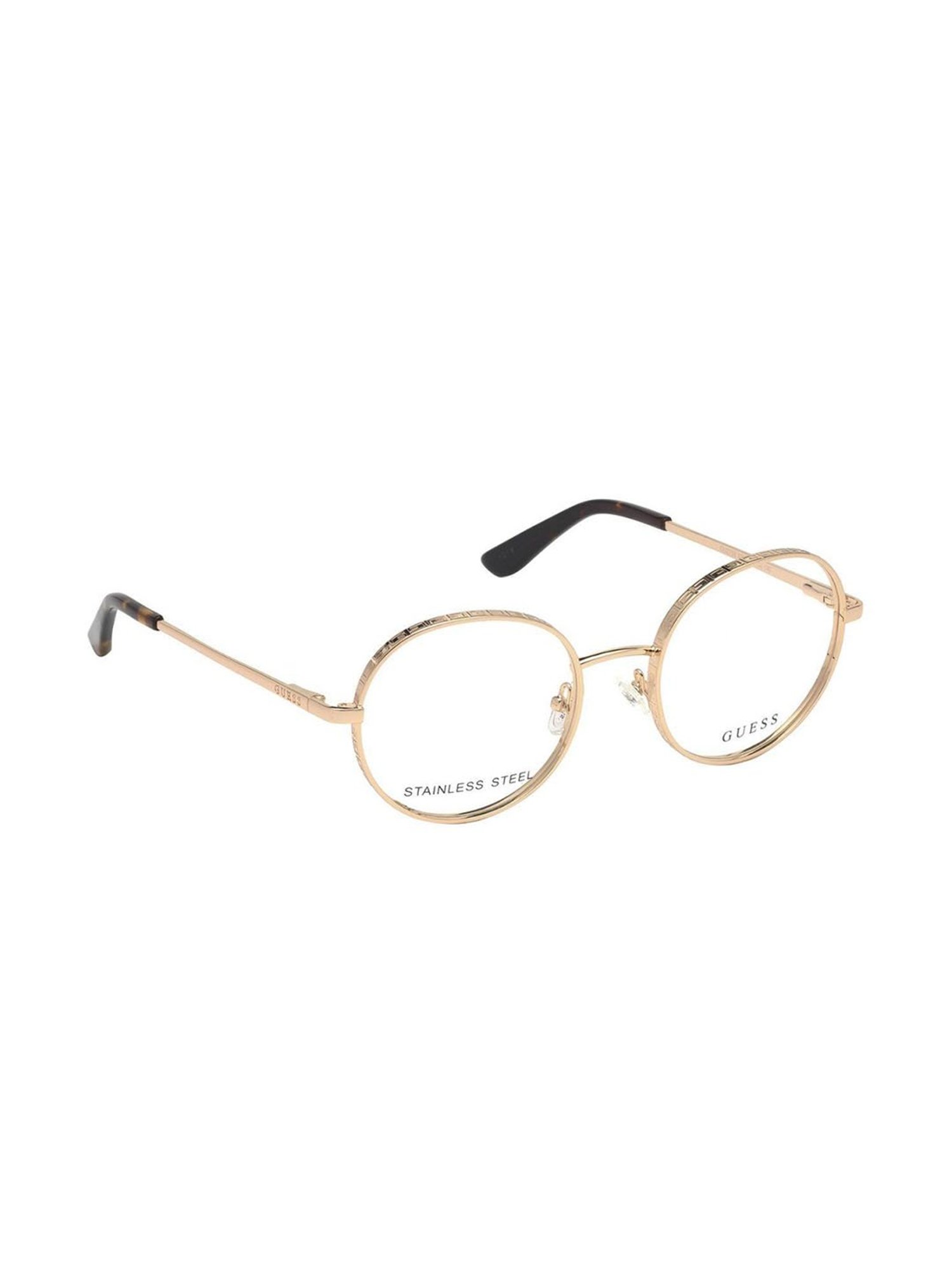 Guess Gold Round Eye Frames for Women