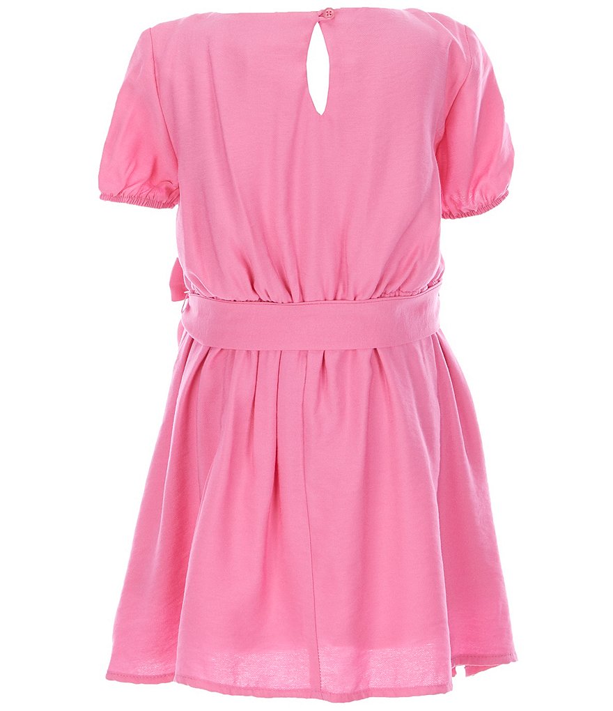 GB Girls Little Girls 2-6X Puff Sleeve Tie Waist Dress