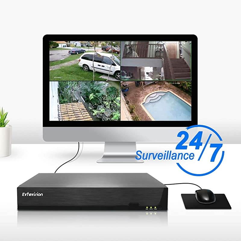 16CH 5MP Network Video Recorder 16 Channel CCTV Security NVR, Support Onvif,Easy Remote View,Motion Detection,HD Output(Hard Disk is Not Included)