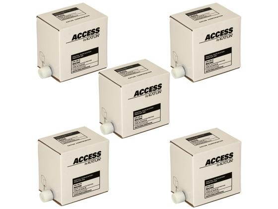 Compatible Black Ink Cartridge, Box of 5 for Ricoh 817113 DX3340, JP1230, JP1235, JP3000, SD375