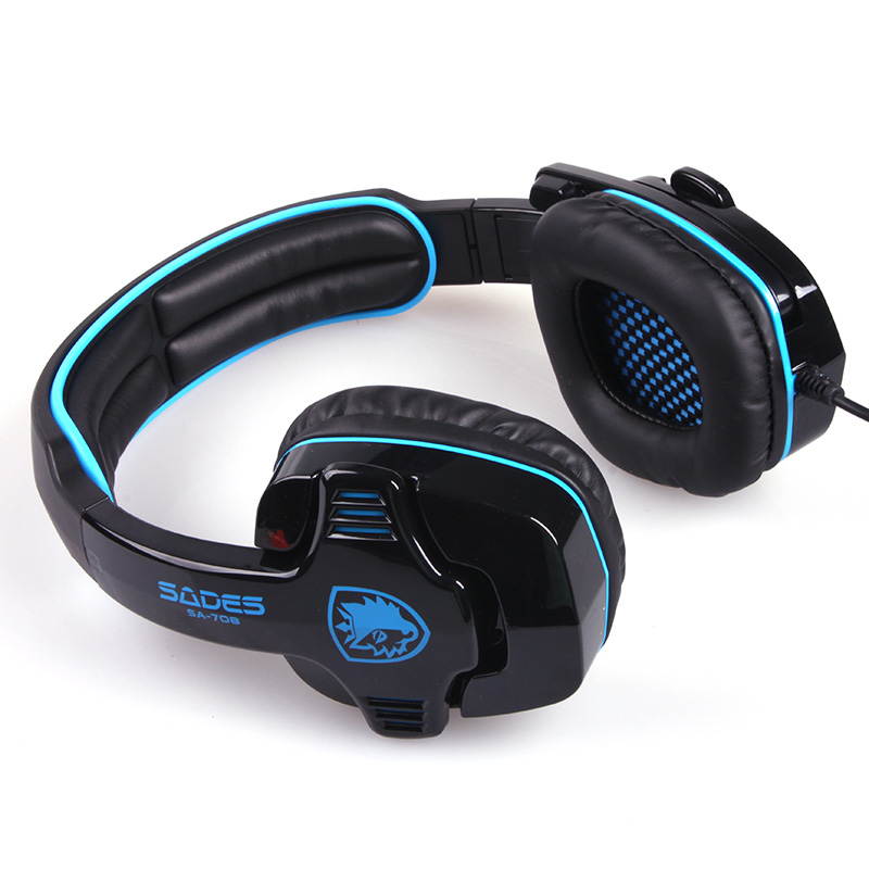 Sades SA-708 Game Earphone Headset Headphone with Microphone for PC Computer Gaming