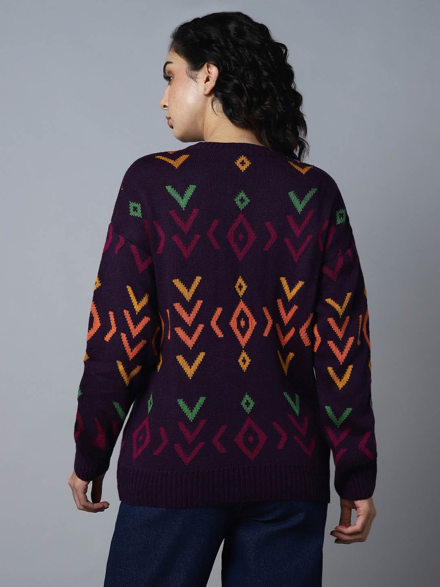 High Star Purple Sweater