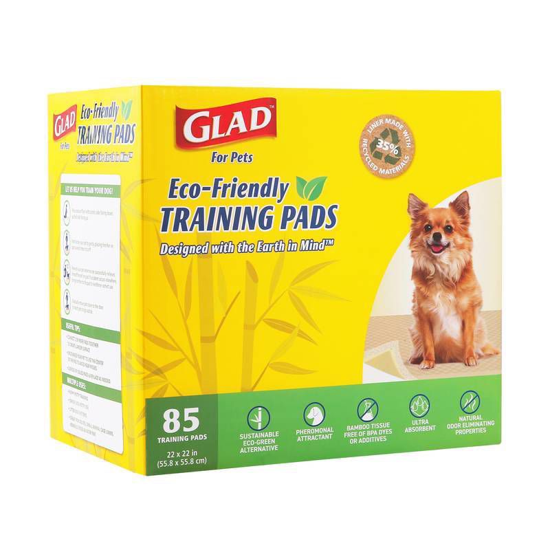 Glad Earth Friendly Bamboo Dog Training Pads - 85ct