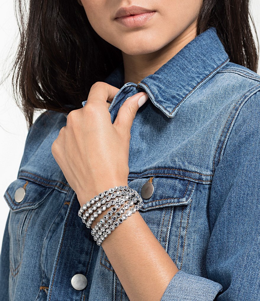 Swarovski Power Collection Crystal Layered Bracelet