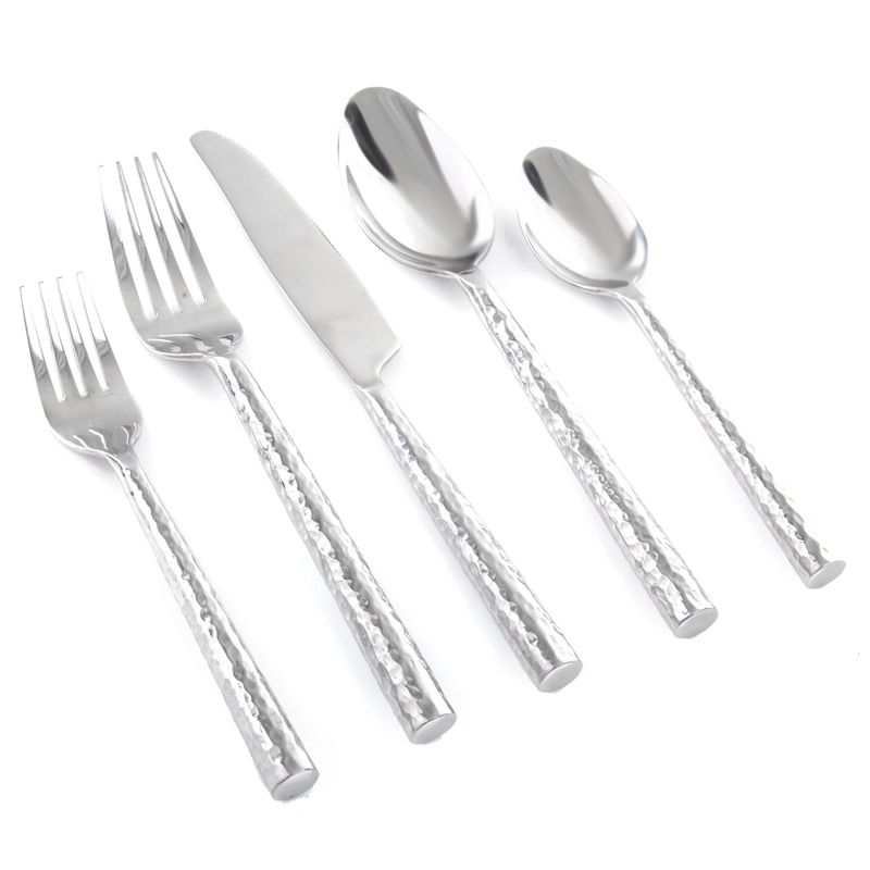 Gourmet Settings 20pc Twist Flatware Set