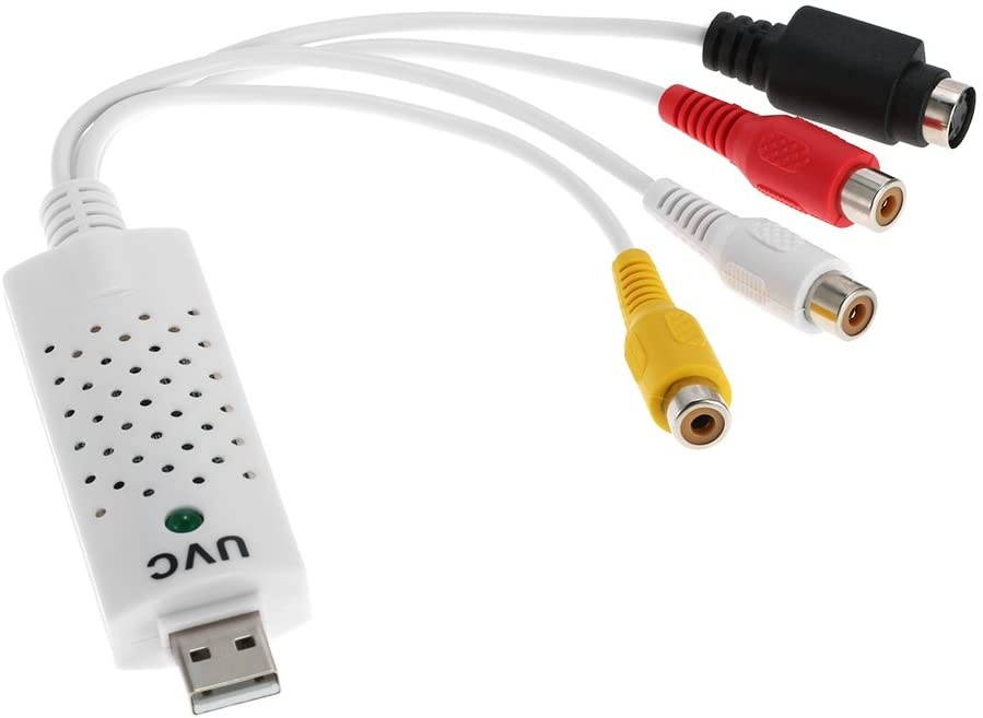 Docooler USB 2.0 Video Audio Capture Card HD Video Converter Adapter Edit Video for Camcorder DVD PC