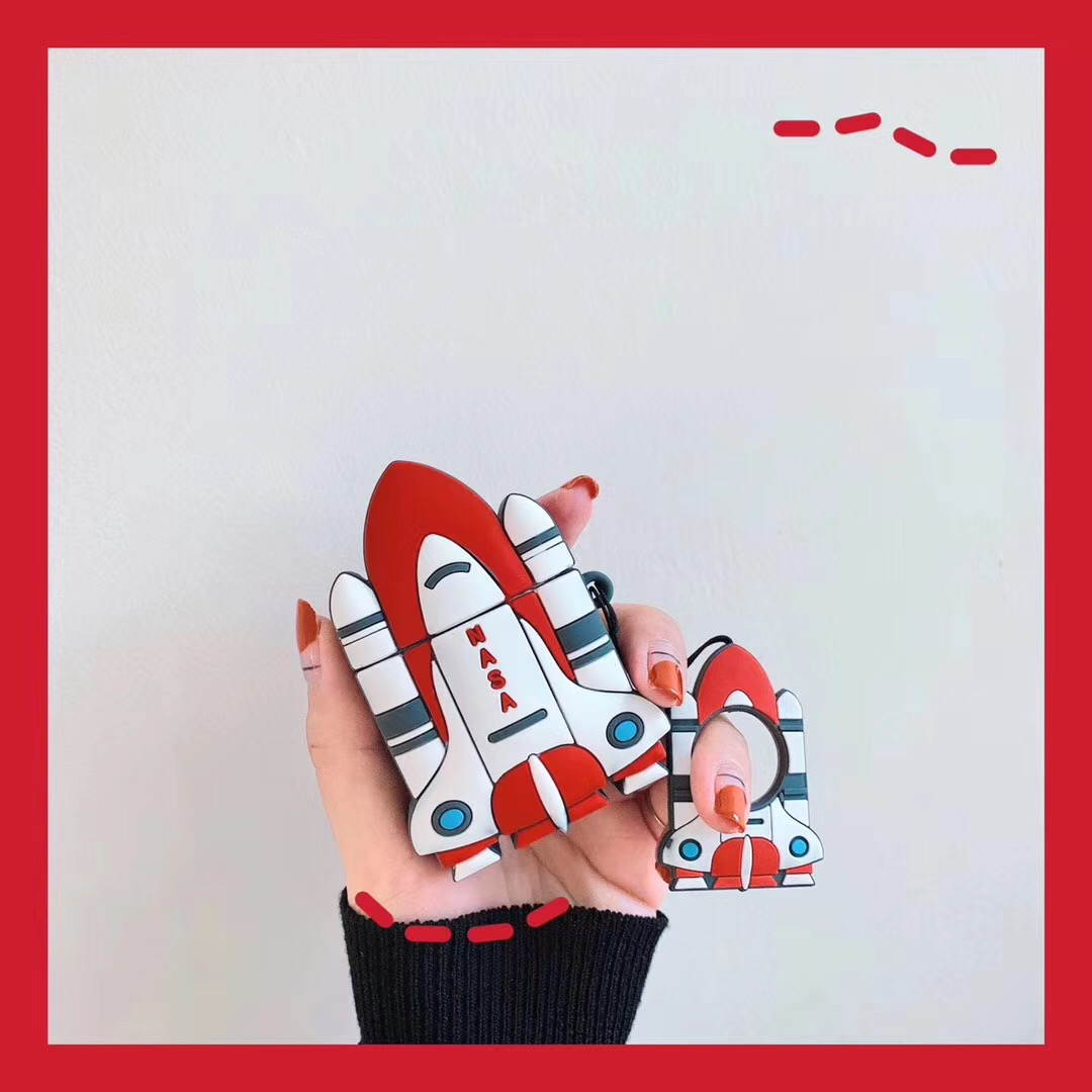 Nasa Airpods Case Airpods Accessories Protective Silicone Cover for Apple Airpods Charging Case