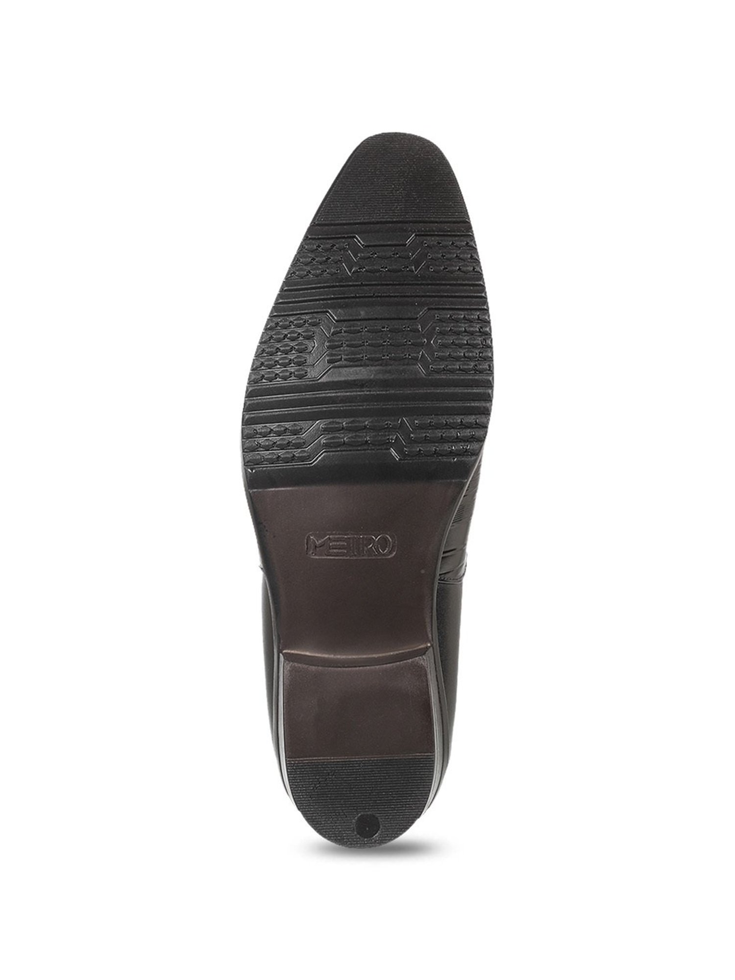 Metro Men's Black Formal Loafers