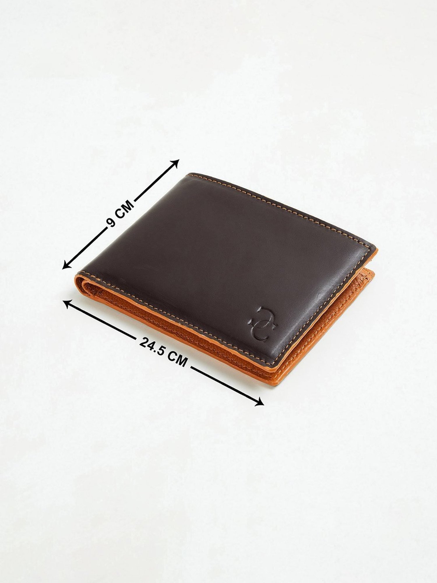 Code by Lifestyle Brown Leather Bi-Fold Wallet for Men
