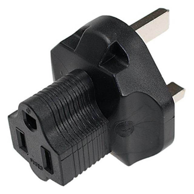 sf cable, 3 prong plug adaptor. usa nema 515r receptacle to fused uk bs1363 3 prong plug yl6015/yl6115