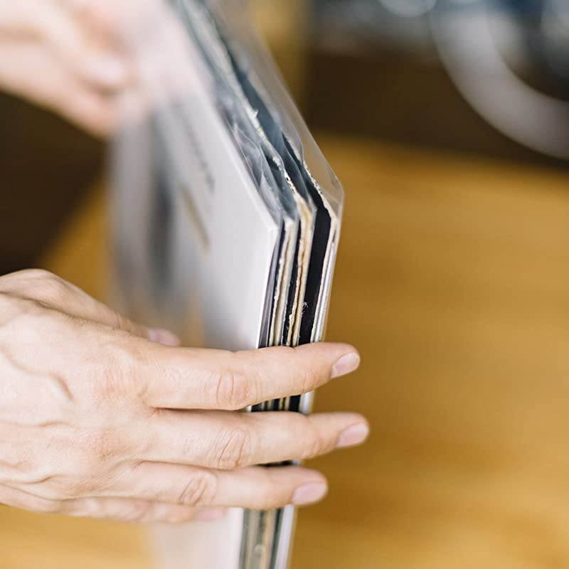 75 Pack)  High-Density 3 Mil Outer Record Sleeves for Storage of Standard 12&rdquo; LP Records and Albums - Crystal Clear Polypropylene LP Covers