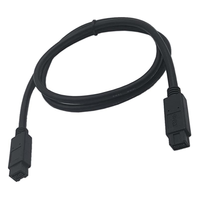 Firewire Premium Cable 800 IEEE 1394B 9 Pin to 9 Pin Male to Male 6 Ft Black9 Pin to 9 Pin