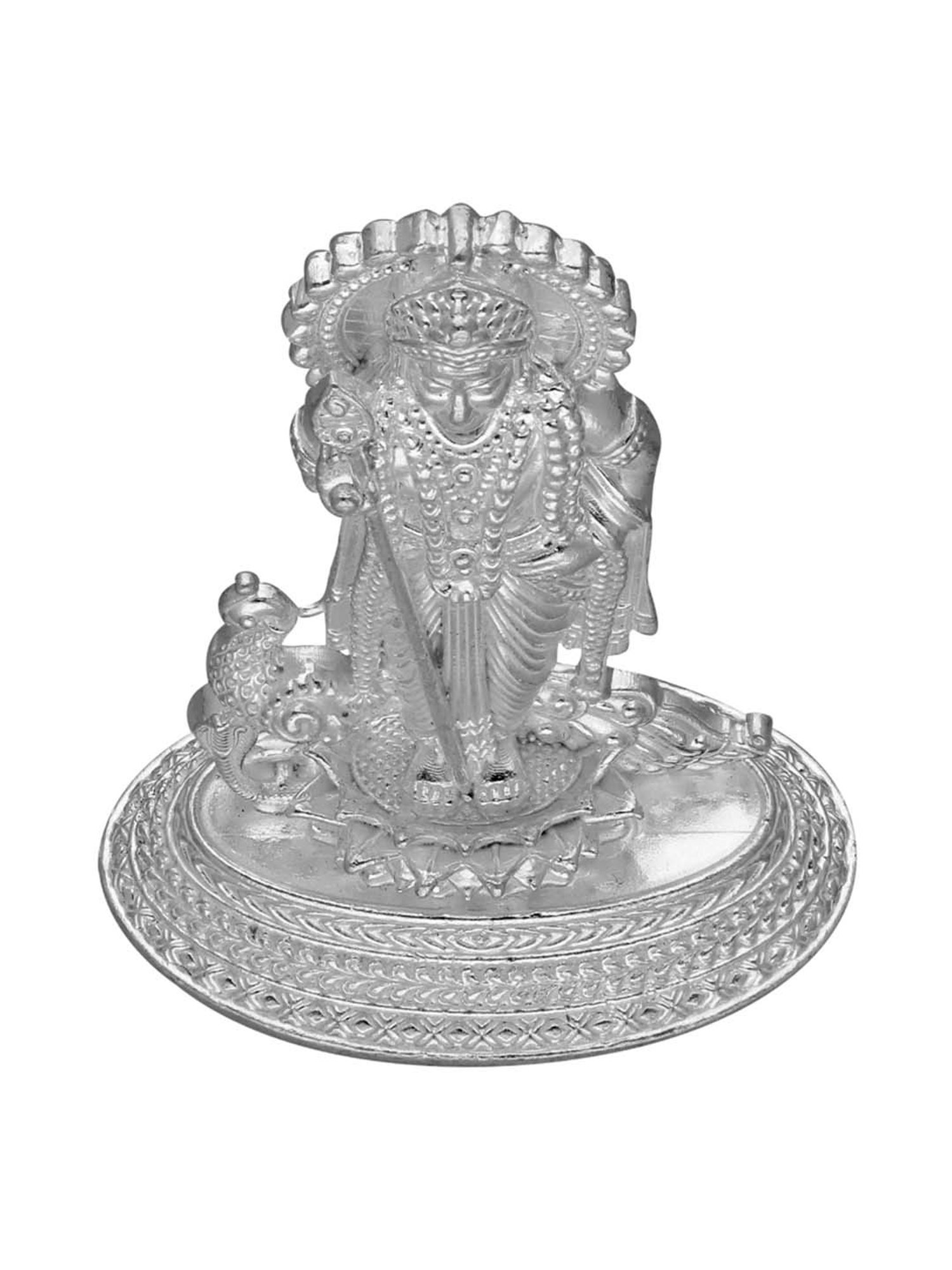 Sri Jagdamba Pearls 0.8 Silver Kumaraswamy Idol