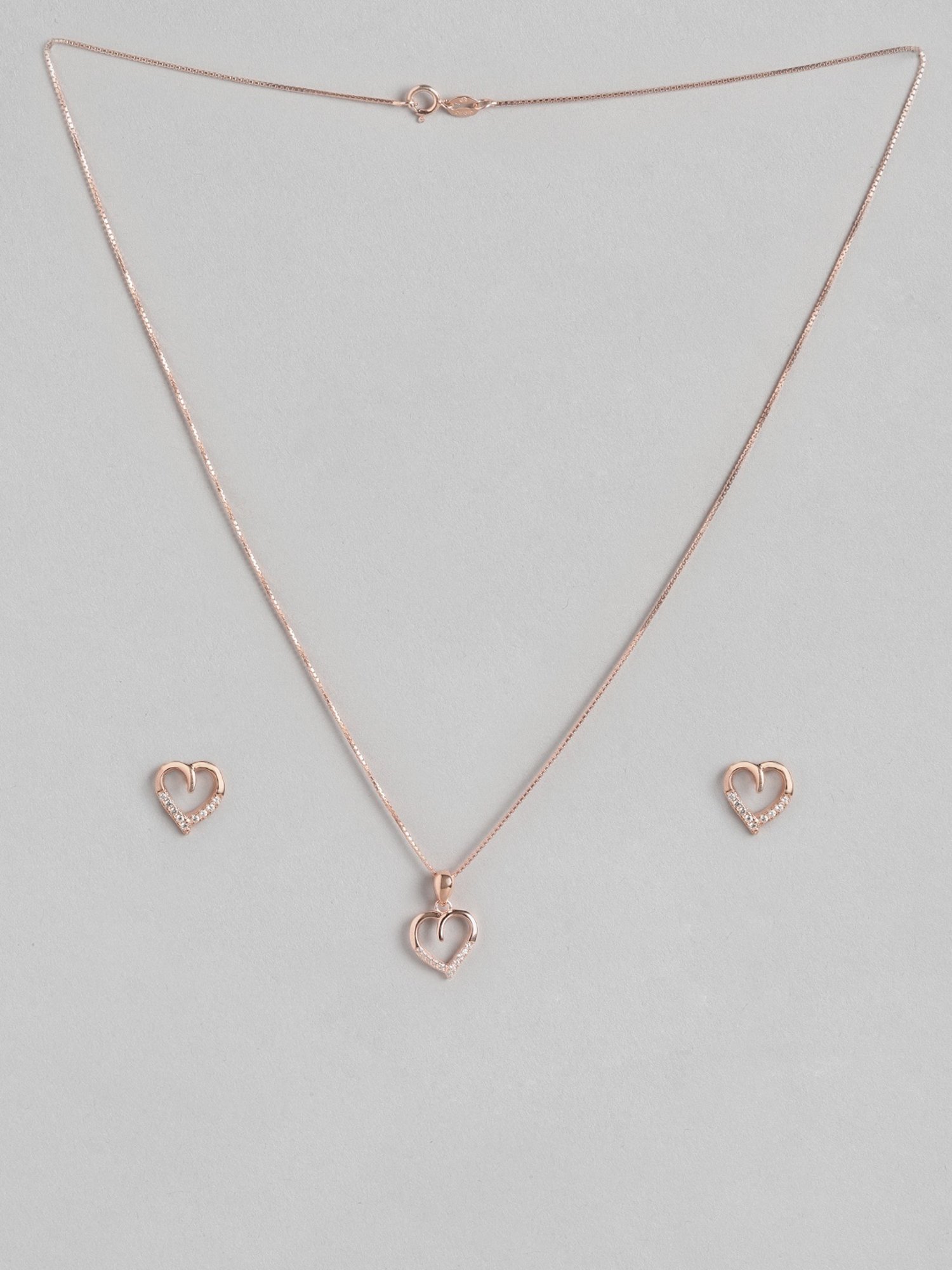 Silberry 925 Silver Solitaire Dream Pendant & Earrings