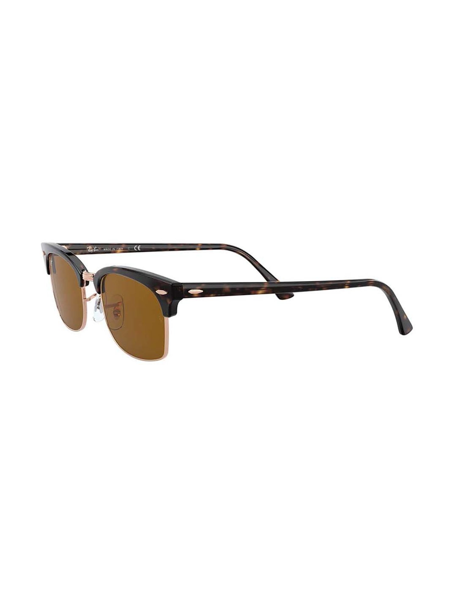 Ray-Ban Unisex UV Protected Brown Lens Rectangle Sunglasses - 0RB391613093352