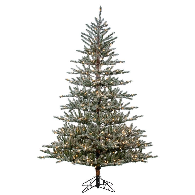 Sterling  7Ft. Flocked Scotch Pine with 450 Incandescent Lights