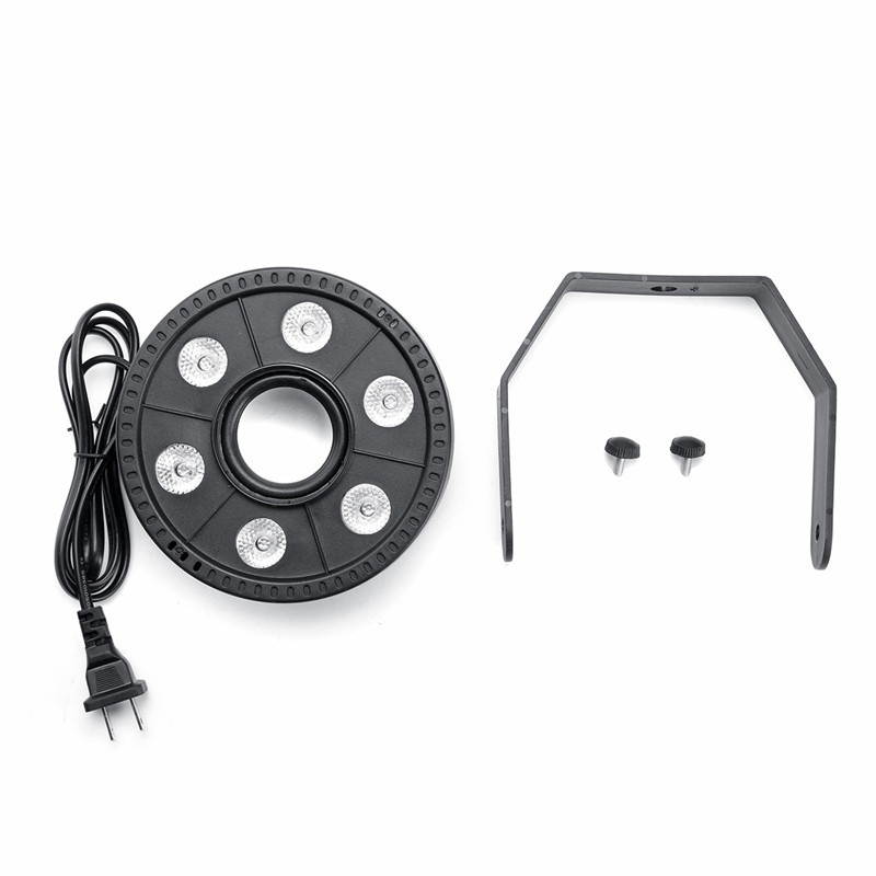 RGB LED Stage Light Lamp For Party With bluetooth Speaker Auto Voice Control US Plug