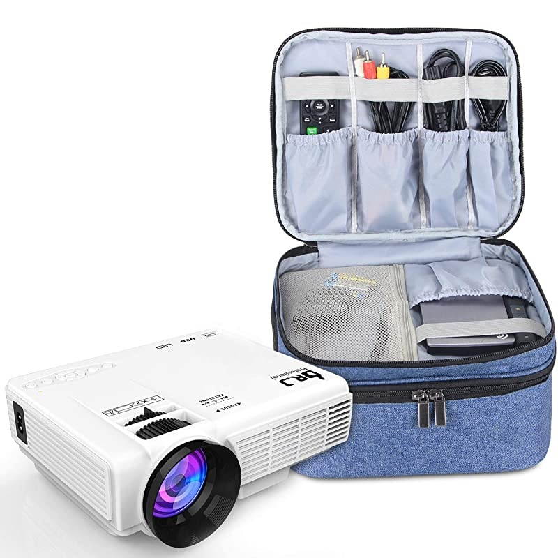 Carrying Bag for DRJ Mini Projector Portable Case for DRJ Projector and Accessories Blue