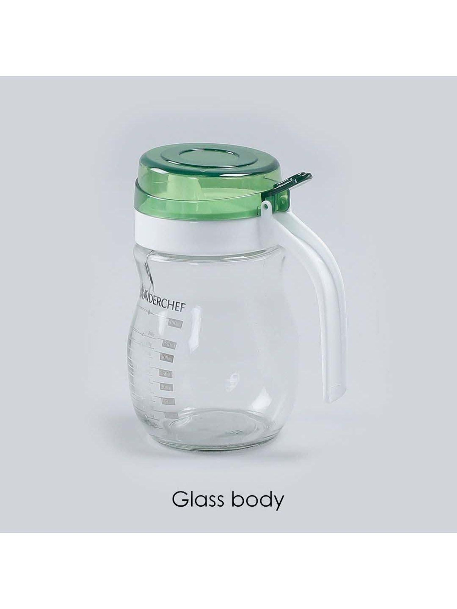 COLE & MASON White & Beige Ceramic Pourer - Set of 1