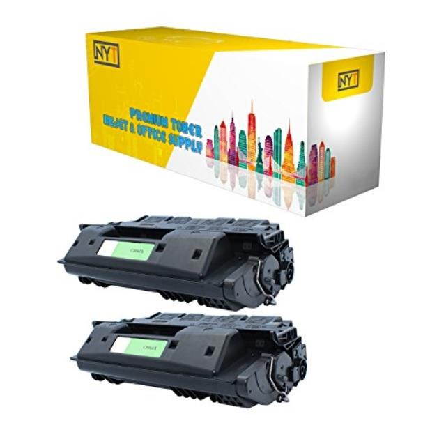new york toner new compatible 2 pack c8061x high yield toner for hp  laserjet: laserjet 4100 | laserjet 4100dtn | laserjet 4100mfp | laserjet 4100n | laserjet 4100tn | laserjet 4101mfp black