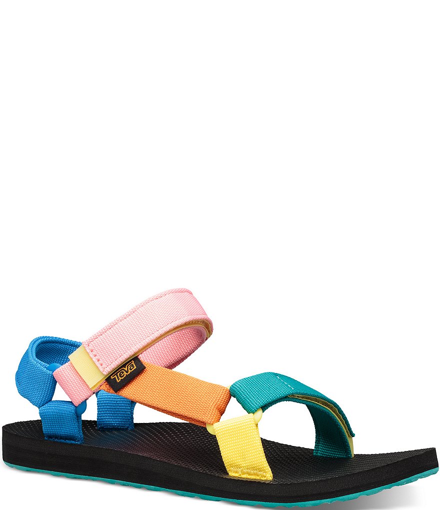 Teva Women's Original Universal Rainbow Colorblock Sandals