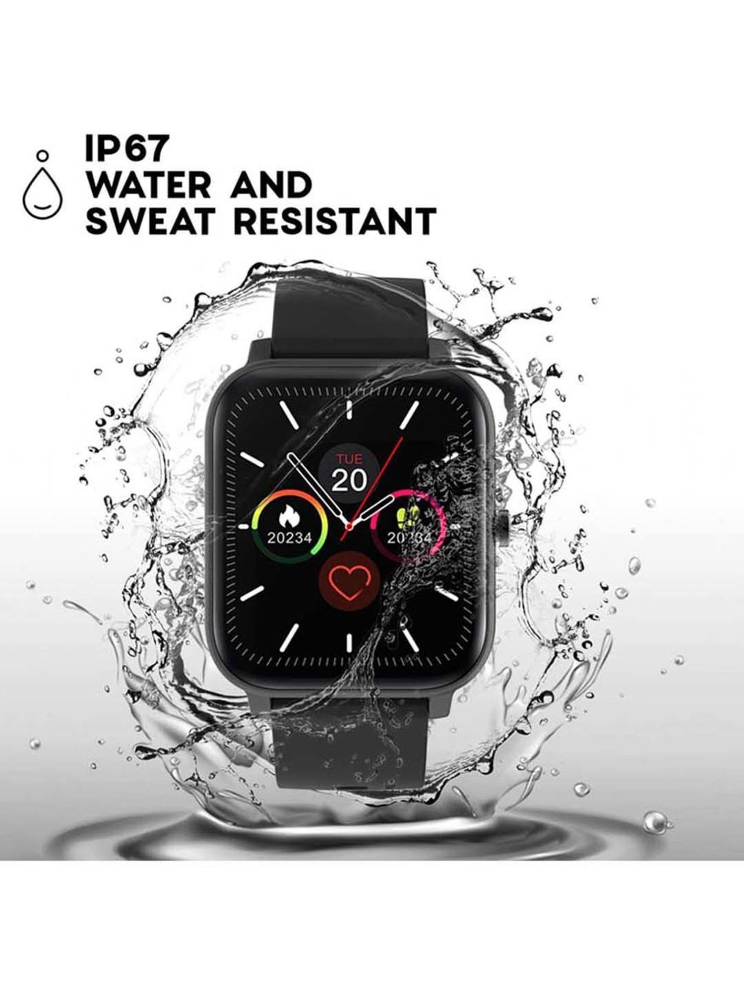 MAXX SX24 Pro Smart Watch with Real-Time Health Monitoring (Black)