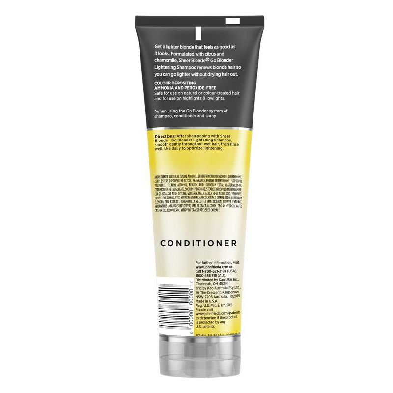John Frieda Sheer Blonde Go Blonder Lightening Conditioner - 8.3oz