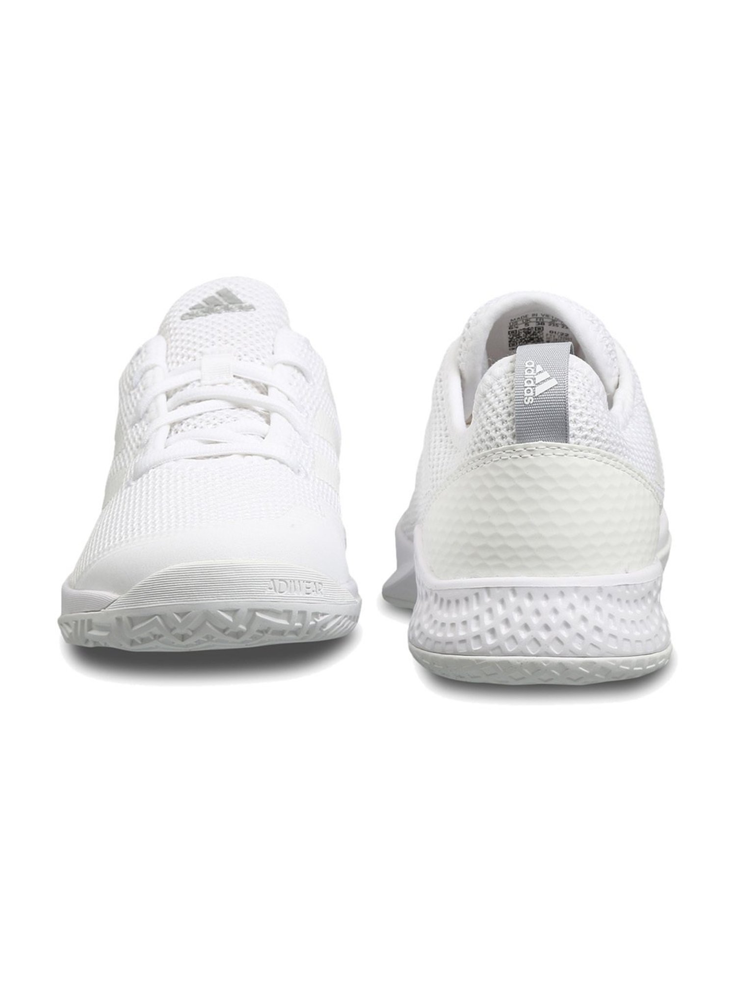 Adidas Women's Court Control W White Tennis Shoes