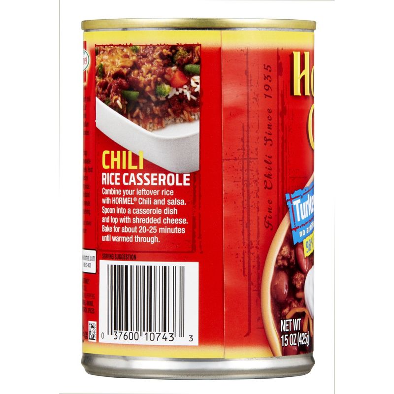 Hormel 99% Fat Free Turkey with Beans Chili 15oz