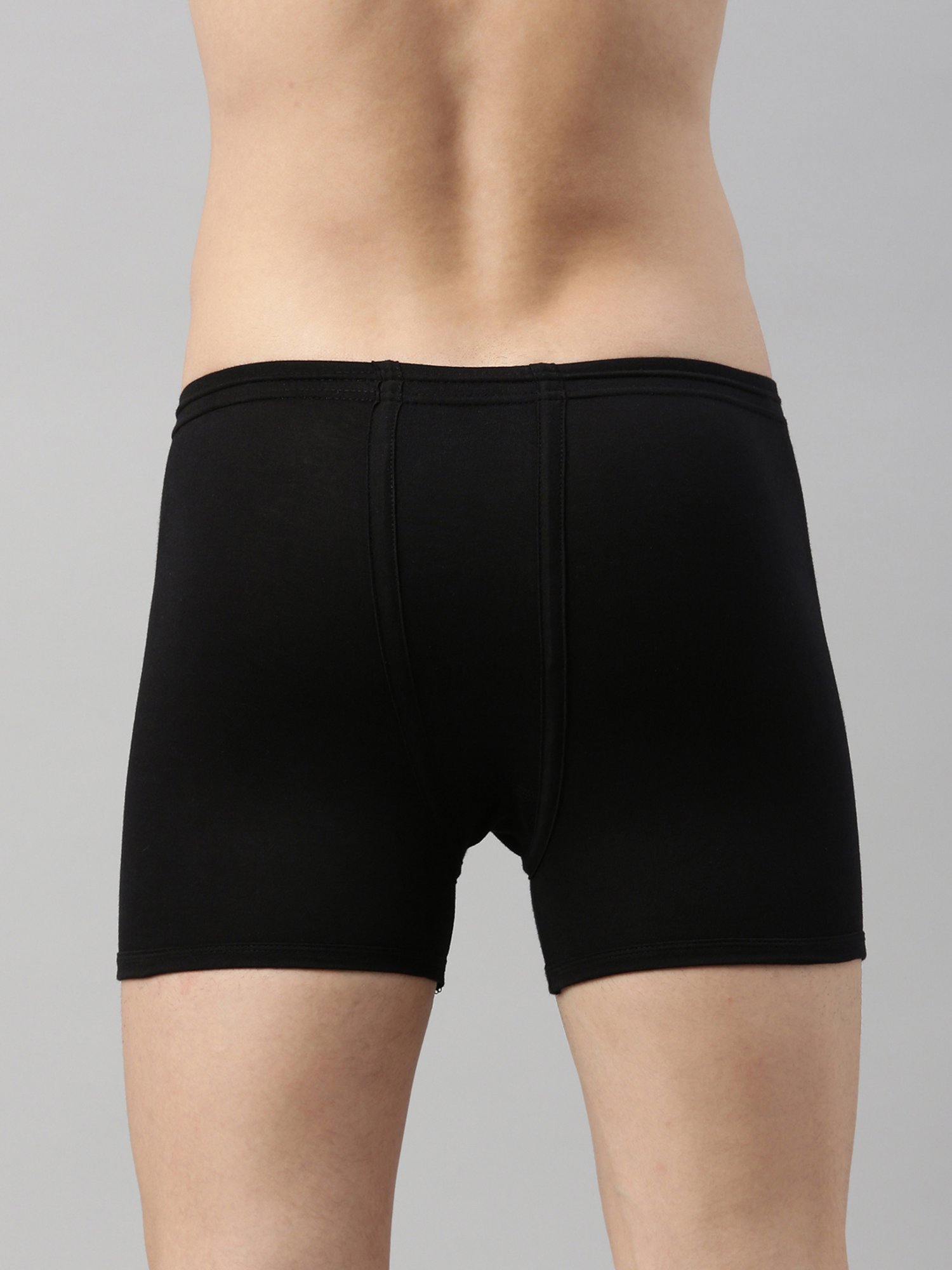 Dixcy Scott Originals Black Cotton Trunks - Pack of 3