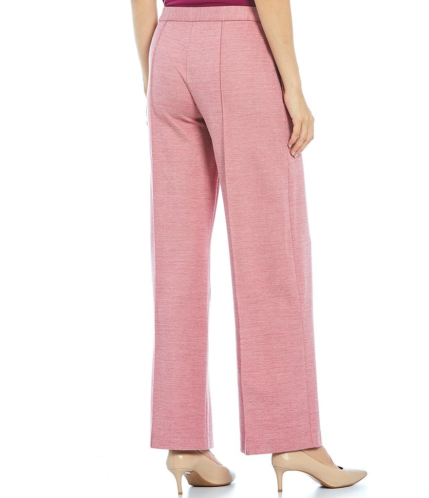 Tahari ASL Wide Leg Elastic Waist Ponte Pants