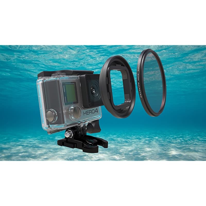 HERO3 / HERO3+ / HERO4 RED Filter GOPRO Dive/Snorkel Filter - Laser Cut Contrast Enhancement Glass - Includes RED, Magenta, & Snorkel Glass Lens [FITS 60M OR 40M GOPRO Dive HOUSING]