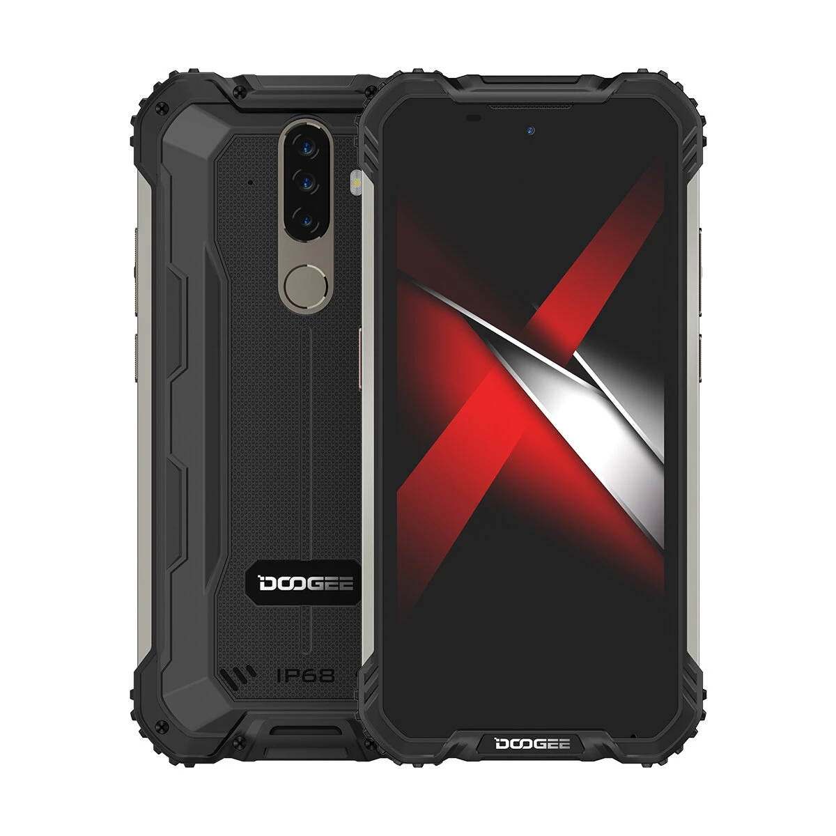 DOOGEE S58 Pro Global Version 5.71 inch IP68/IP69K Waterproof NFC 5180mAh Android 10 16MP AI Triple Rear Camera 6GB 64GB Helio P22 4G Smartphone