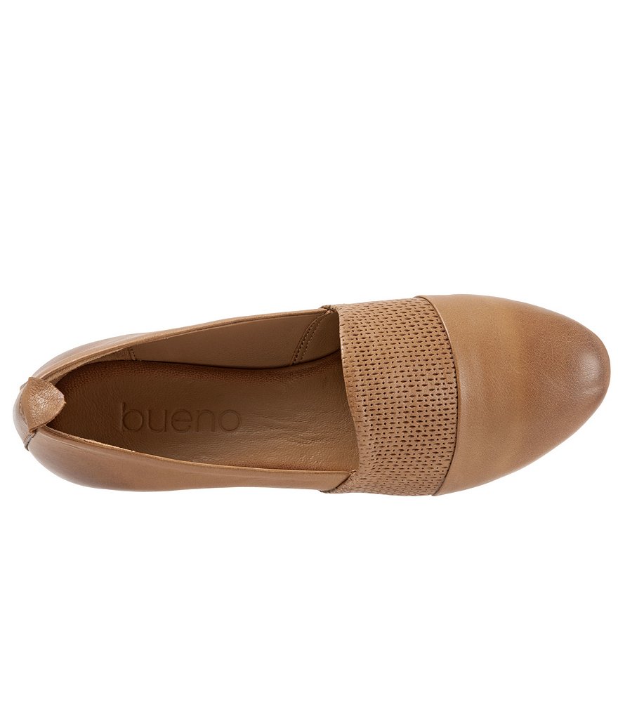 Bueno Katy Perforated Leather Slip-Ons