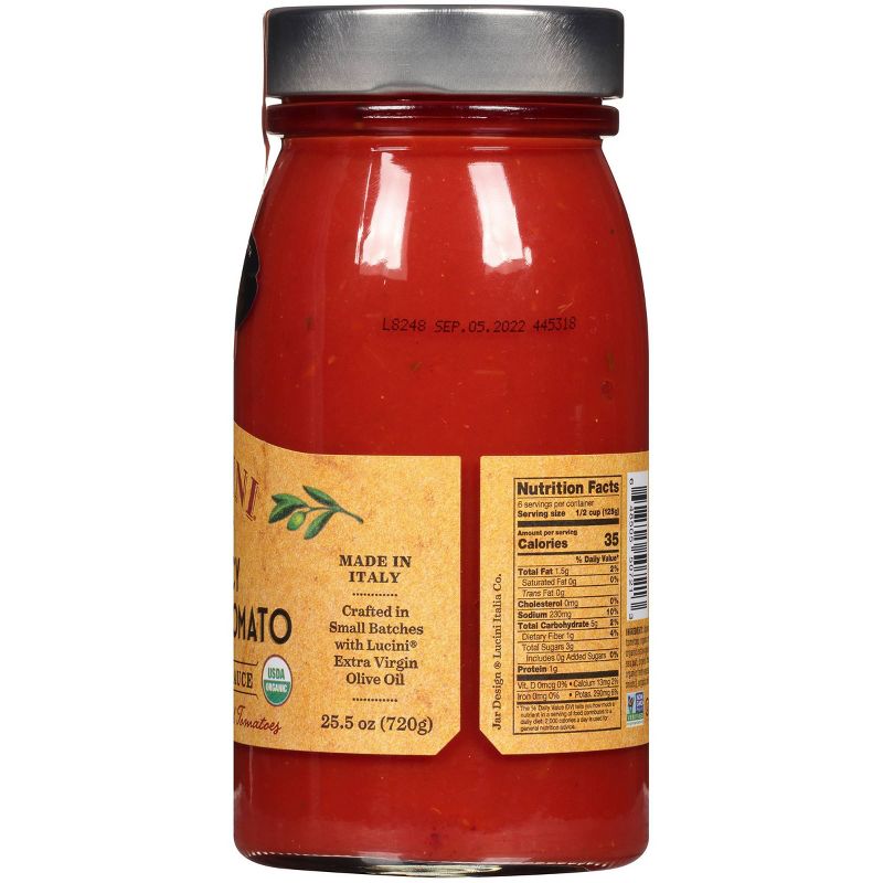 Lucini Spicy Tuscan Organic Pasta Sauce - 25.5oz