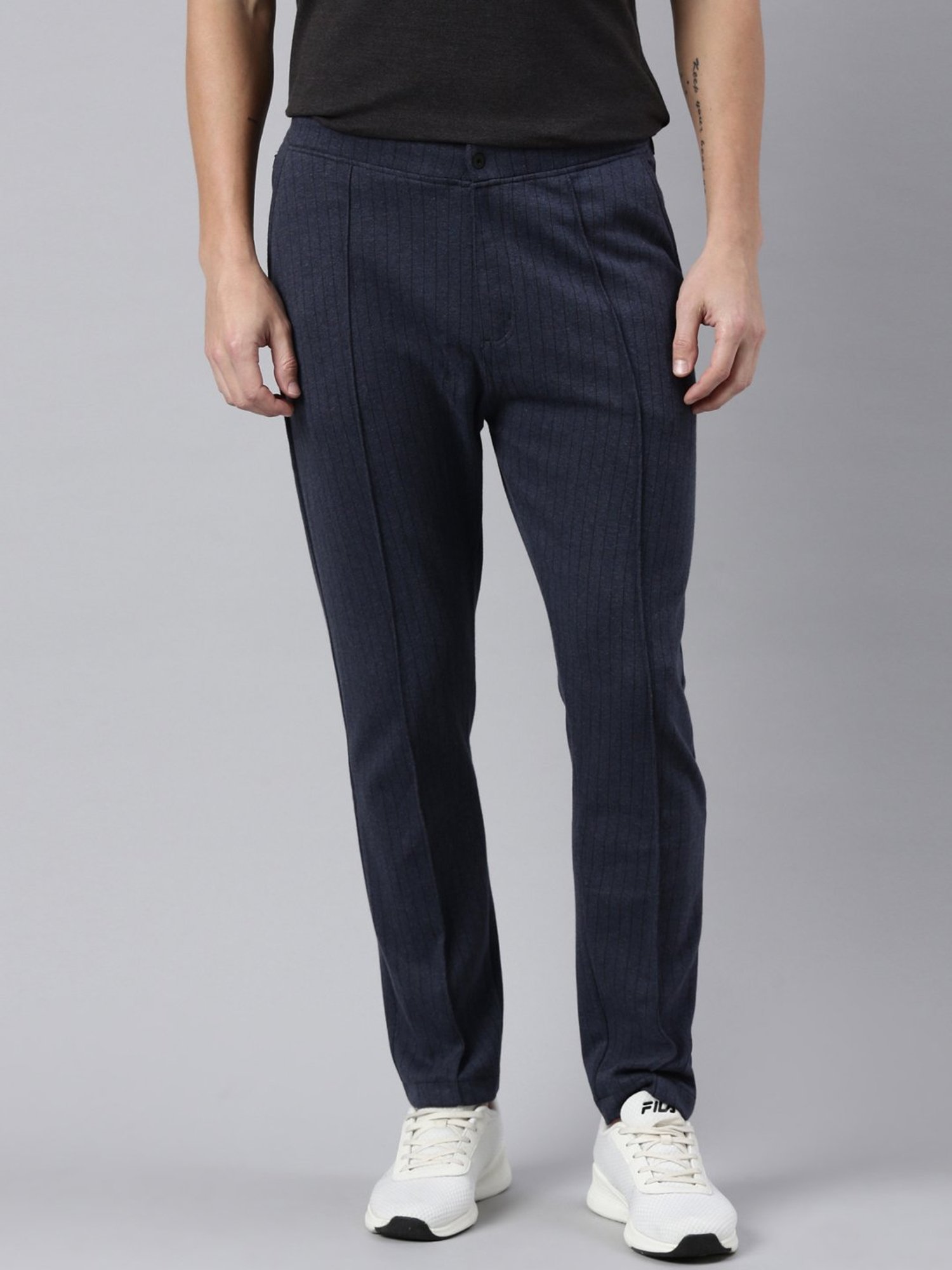 Proline Dark Blue Regular Fit Trackpants
