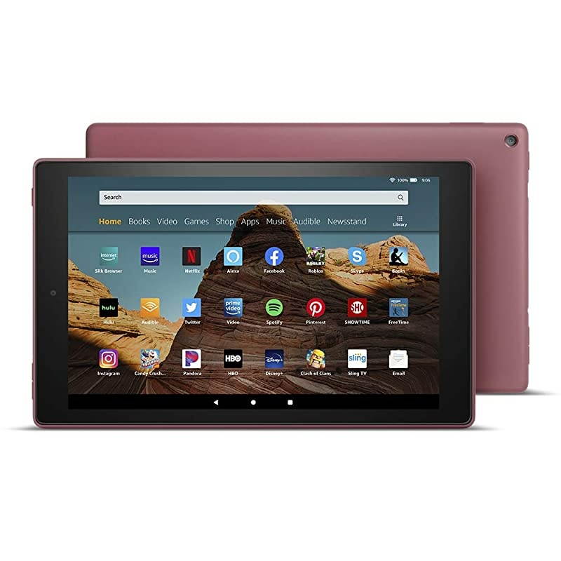 HD 10 Tablet (10.1" 1080p full HD display, 32 GB) &ndash; Plum (2019 Release)