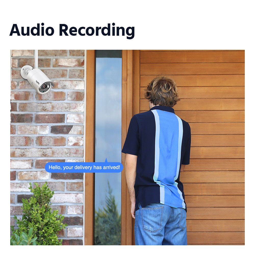 SANNCE 8CH 5MP Super HD Wireless NVR Security Camera System  for Outdoor/Indoor Surveillance Work with Alexa-1TB