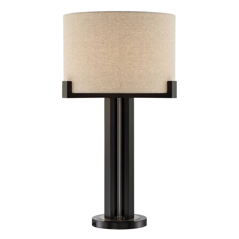 Barend Table Lamp Dark Walnut  - Lite Source
