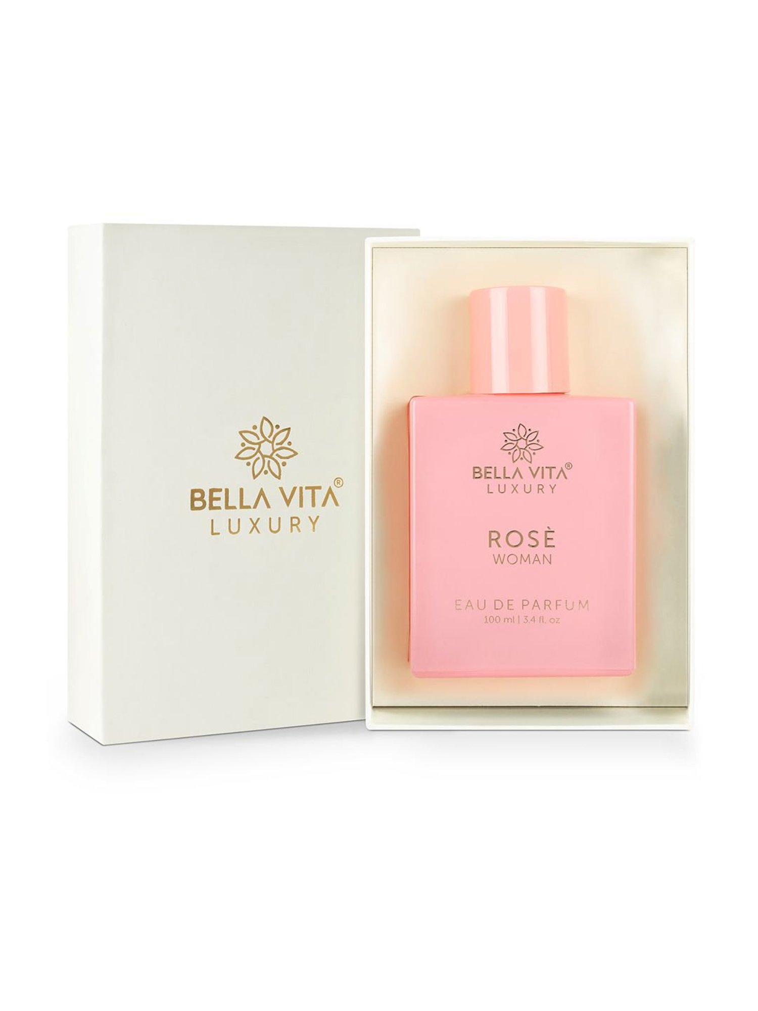 Bella Vita Luxury Rose Perfume for Women With Long Lasting Floral Fragrance - 100 ml