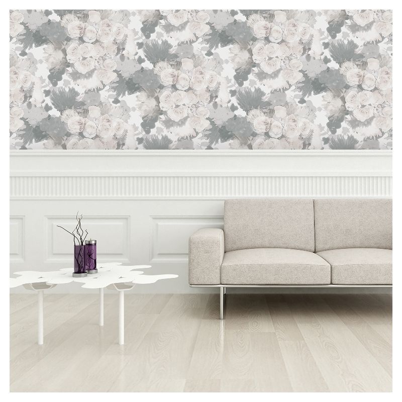 Devine Color Bouquet Floral Peel & Stick Wallpaper Mirage
